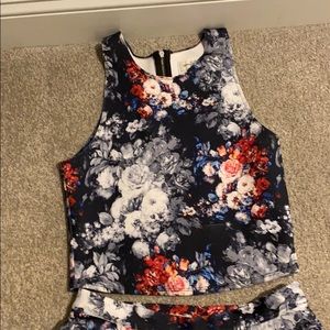 beautiful skirt and top set